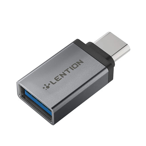 LENTION C3 Type C to USB 3.0 5Gbps Fast Transmission Converter Adapter - Grey - 1