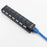 USB 3.0 Desktop Cable On/Off Switch 7-Port HUB for Laptop Computer with AC Adapter - US Plug - 3