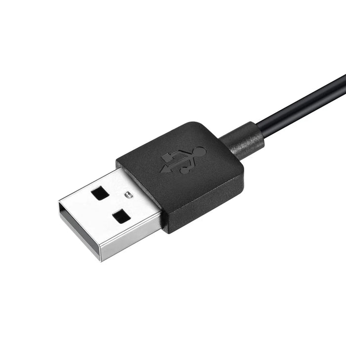 For TomTom Adventurer/Golfer 2/Runner 2/Runner 3/Spark/Spark 3 Portable Charging Cable Data Sync Watch Charger Cord - Black - 6