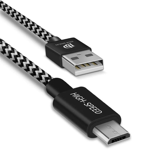 0.5M DUX DUCIS K-ONE Series Woven Pattern Micro USB Sync Data Charger Cable for Samsung HTC Huawei - 1