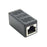 CY CA-028 CAT6 RJ45 Female to Female LAN Connector Ethernet Network Cable Extension Adapter with Shield - Black - 2