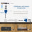 2PCS RJ45 Splitter Adapter 1 to 2 Dual Female 8P8C Extender Plug LAN Interface Ethernet Socket Connector - Black - 6