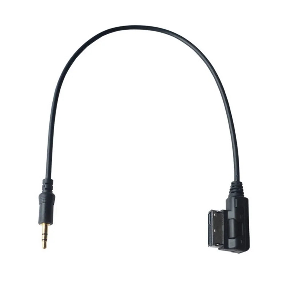 CY CA-026-0.3M Media in AMI MDI to Stereo 3.5mm Audio Aux Adapter Cable for Car VW AUDI 2014 A4 A6 Q5 Q7 & iPhone5 iPad Mini - 5