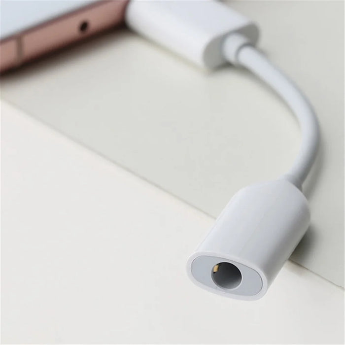 XIAOMI OEM USB Type-C to 3.5mm Audio Adapter Cable (Chinese Version) - White - 4