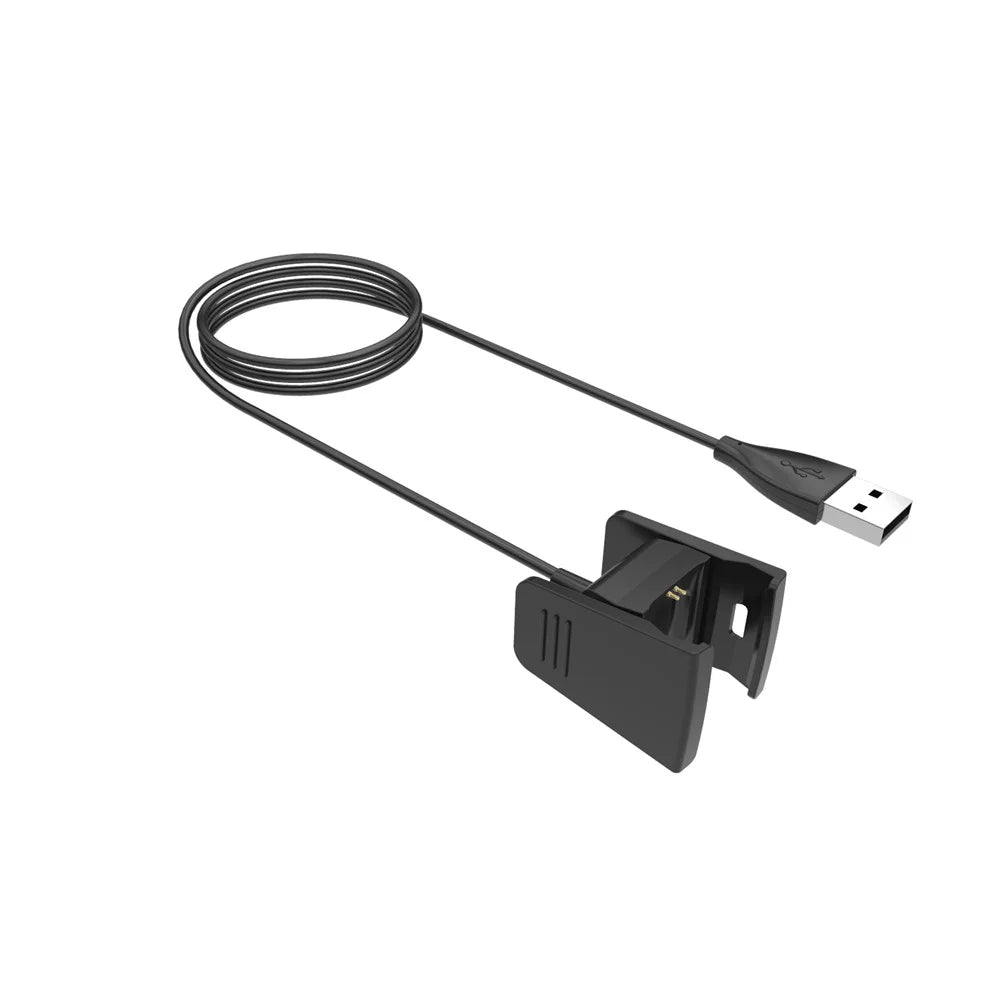 For Fitbit Charge 2 Smart Watch Charging Cable Cradle 1M - Black - 6