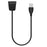 55cm Replacement USB Charging Cable Cord for Fitbit Alta HR - Black - 2