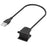 55cm Replacement USB Charging Cable Cord for Fitbit Alta HR - Black - 4