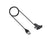 30cm Replacement USB Charging Cable for Fitbit Alta / Ace - Black - 1