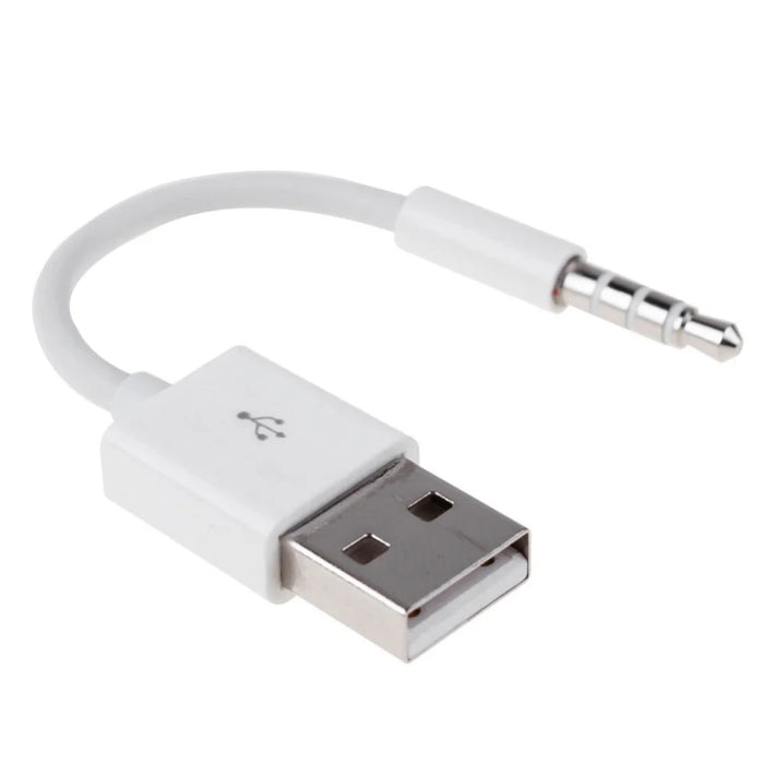 0.15m Anti-interference 3.5mm Male AUX Audio Jack to USB 2.0 Male Adapter Cord - 1