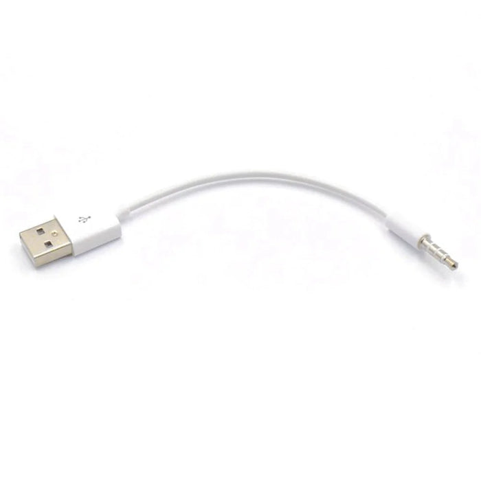 0.15m Anti-interference 3.5mm Male AUX Audio Jack to USB 2.0 Male Adapter Cord - 3