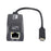 CY UC-064 Type-C Male to 1000Mbps Gigabit Ethernet Network LAN Adapter for Laptop - Black - 2