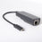 CY UC-064 Type-C Male to 1000Mbps Gigabit Ethernet Network LAN Adapter for Laptop - Black - 4