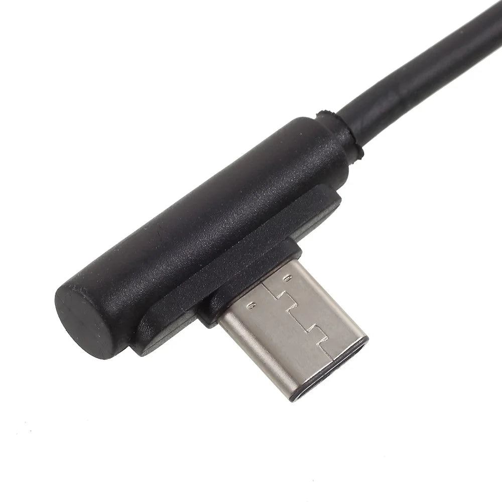 0.2m 90-degree Angled USB Type C USB Charging Data Cable for Samsung Huawei Xiaomi etc - 4