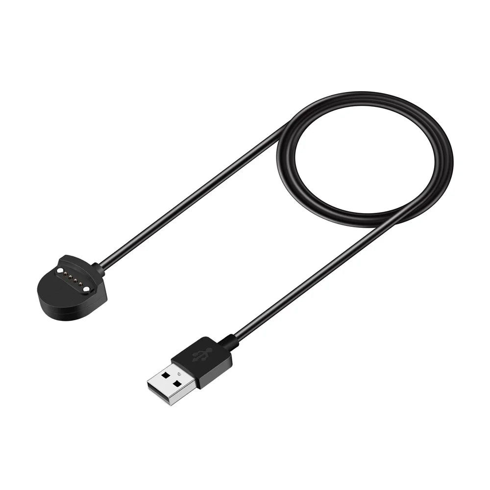 USB Cable Charging Dock Station for Ticwatch S Smartwatch - Black - 3