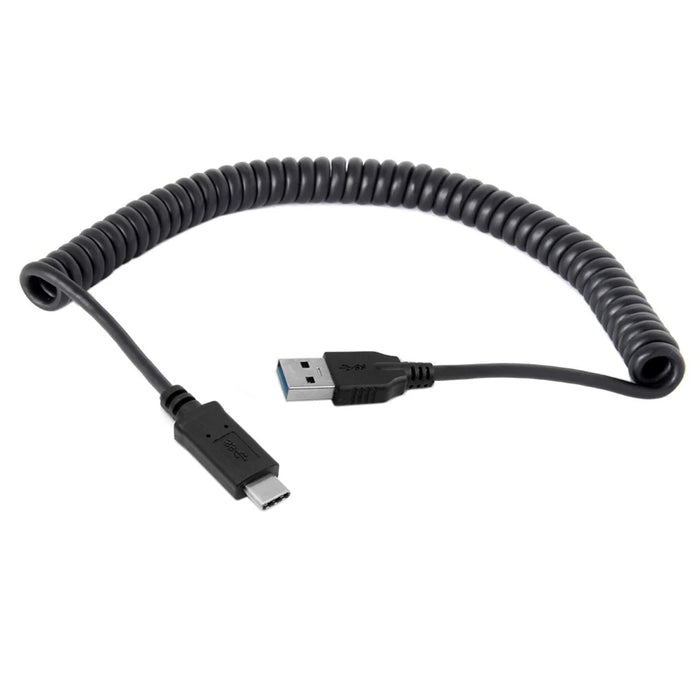 CY UC-080 USB-C Male to USB3.0 A Male Spring Cable - 5