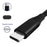 For iPhone 15 Series Type-C Cable, 1.8m Nylon Weaving 3A Type-C USB 3.0 Data Transfer Charging Cable for Xiaomi Huawei - Black - 4