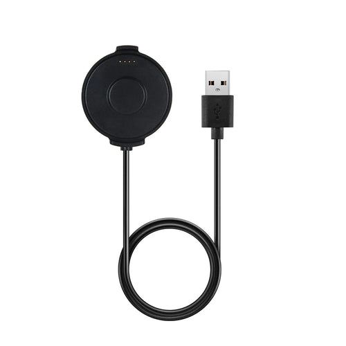 1.0M USB Charging Cable for TicWatch Pro/TicWatch Pro (2020) Smartwatch - Black - 1