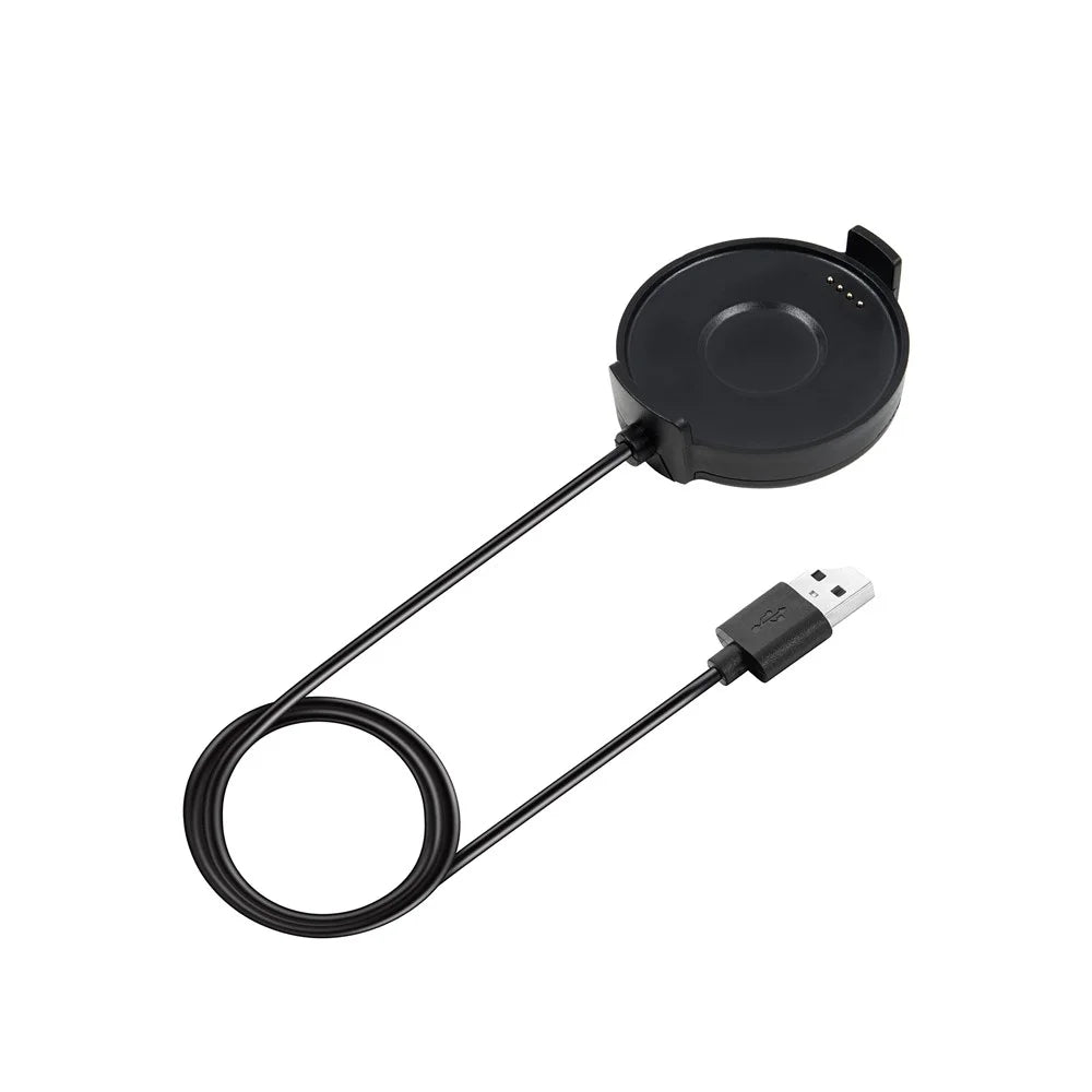 1.0M USB Charging Cable for TicWatch Pro/TicWatch Pro (2020) Smartwatch - Black - 2