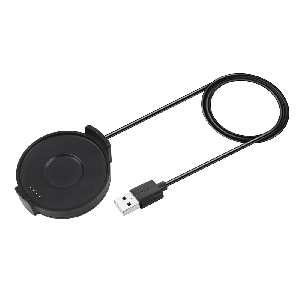 1.0M USB Charging Cable for TicWatch Pro/TicWatch Pro (2020) Smartwatch - Black - 3