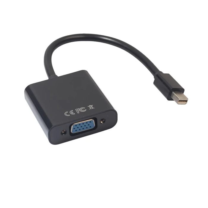 Mini DisplayPort to VGA Converter Cable 1080P Cable for Macbook Pro Air Projector PC - 1