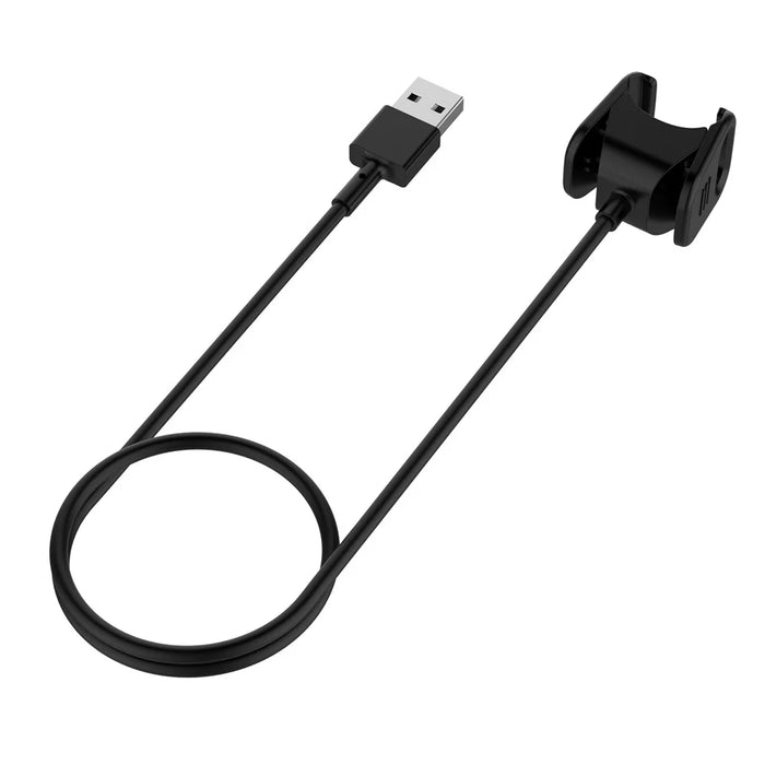 For Fitbit Charge 3/4 55cm USB Charging Cable Cord Clip Watch Charger Dock - 2