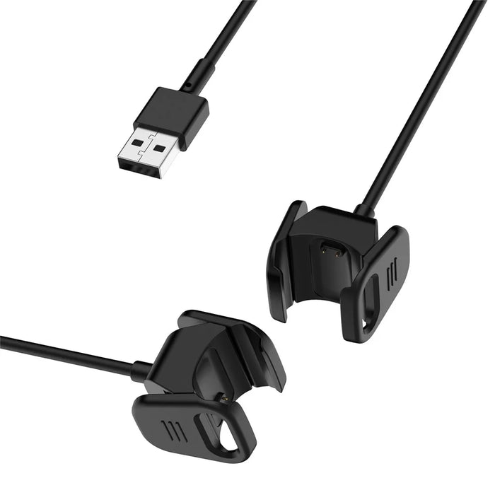 For Fitbit Charge 3/4 55cm USB Charging Cable Cord Clip Watch Charger Dock - 4