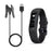 For Garmin Vivosmart 4 1m Replacement USB Data Sync Charging Cable Cord with Charging Clip Holder - 1