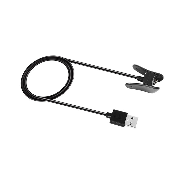 For Garmin Vivosmart 4 1m Replacement USB Data Sync Charging Cable Cord with Charging Clip Holder - 2