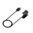For Garmin Vivosmart 4 1m Replacement USB Data Sync Charging Cable Cord with Charging Clip Holder - 5