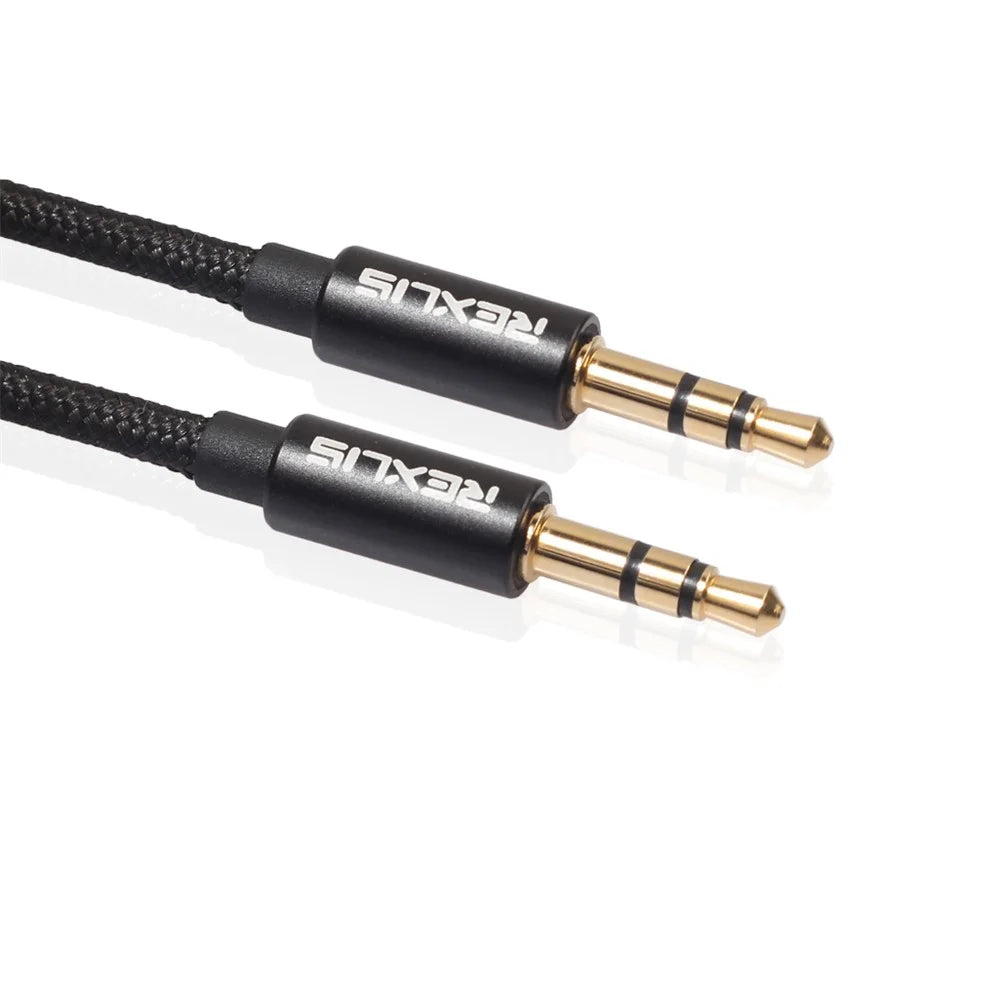 3.5mm Gold-plated Male to Male AUX Audio Cable 10m - 3