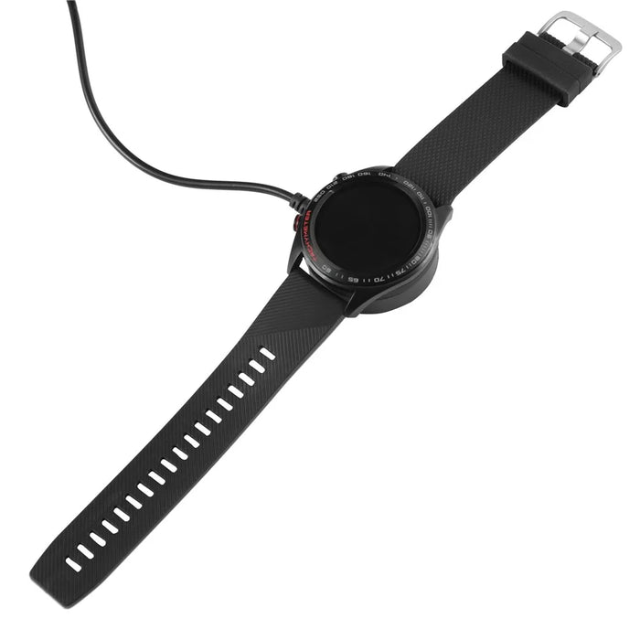 Universal USB Magnetic Charging Dock Charger Cable Adapter for Huawei Honor GS Pro / Watch GT / GT2 / GT 2e / Honor Watch Magic - Black - 4