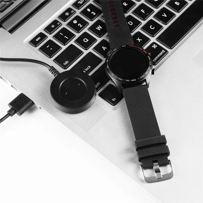 Universal USB Magnetic Charging Dock Charger Cable Adapter for Huawei Honor GS Pro / Watch GT / GT2 / GT 2e / Honor Watch Magic - Black - 6