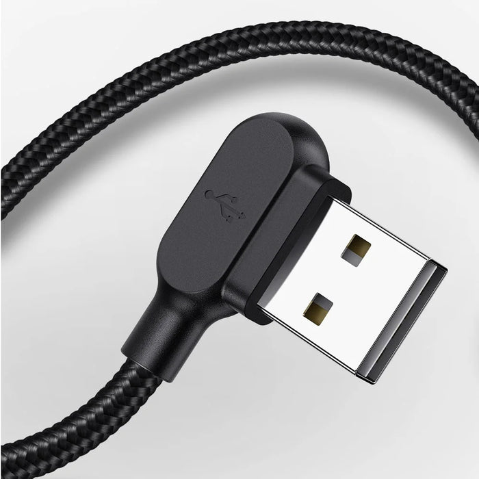 MCDODO CA-5772 90 Degree Angle 1.8m Nylon Braided Micro USB Charge Sync Gaming Cable - 3