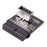 USB 3.1 Front Panel Socket to USB 3.0 20Pin Header Male Extension Adapter for Motherboard - 1