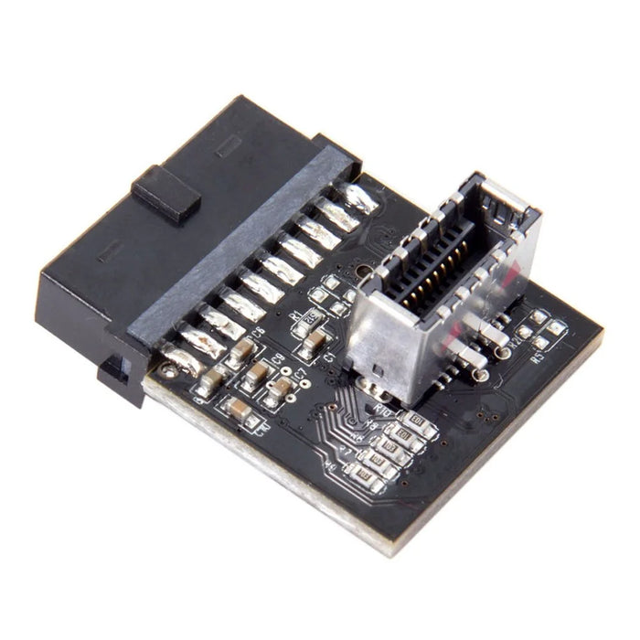 USB 3.1 Front Panel Socket to USB 3.0 20Pin Header Male Extension Adapter for Motherboard - 3