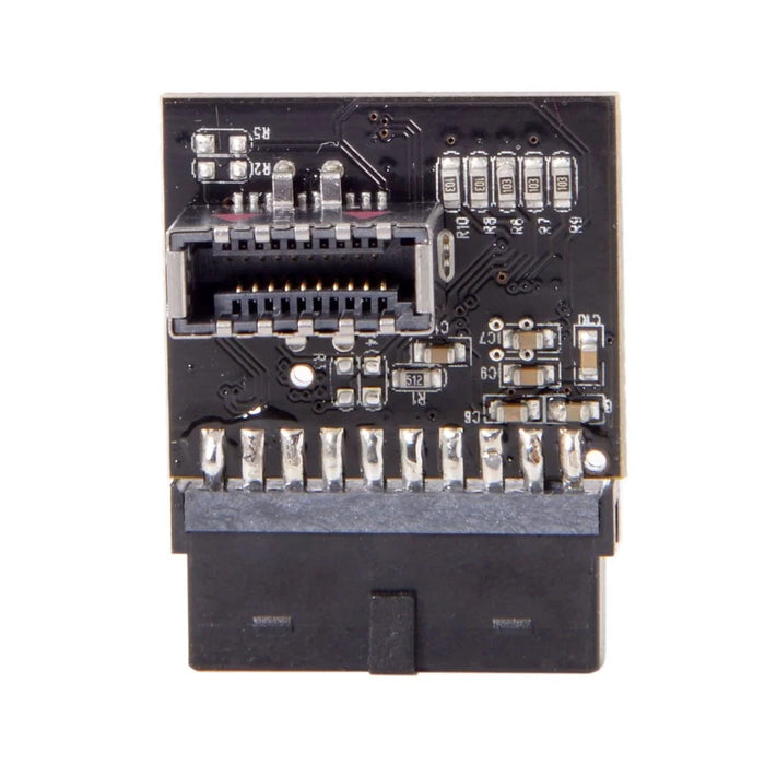 USB 3.1 Front Panel Socket to USB 3.0 20Pin Header Male Extension Adapter for Motherboard - 5