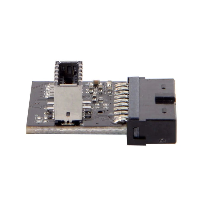 USB 3.1 Front Panel Socket to USB 3.0 20Pin Header Male Extension Adapter for Motherboard - 7
