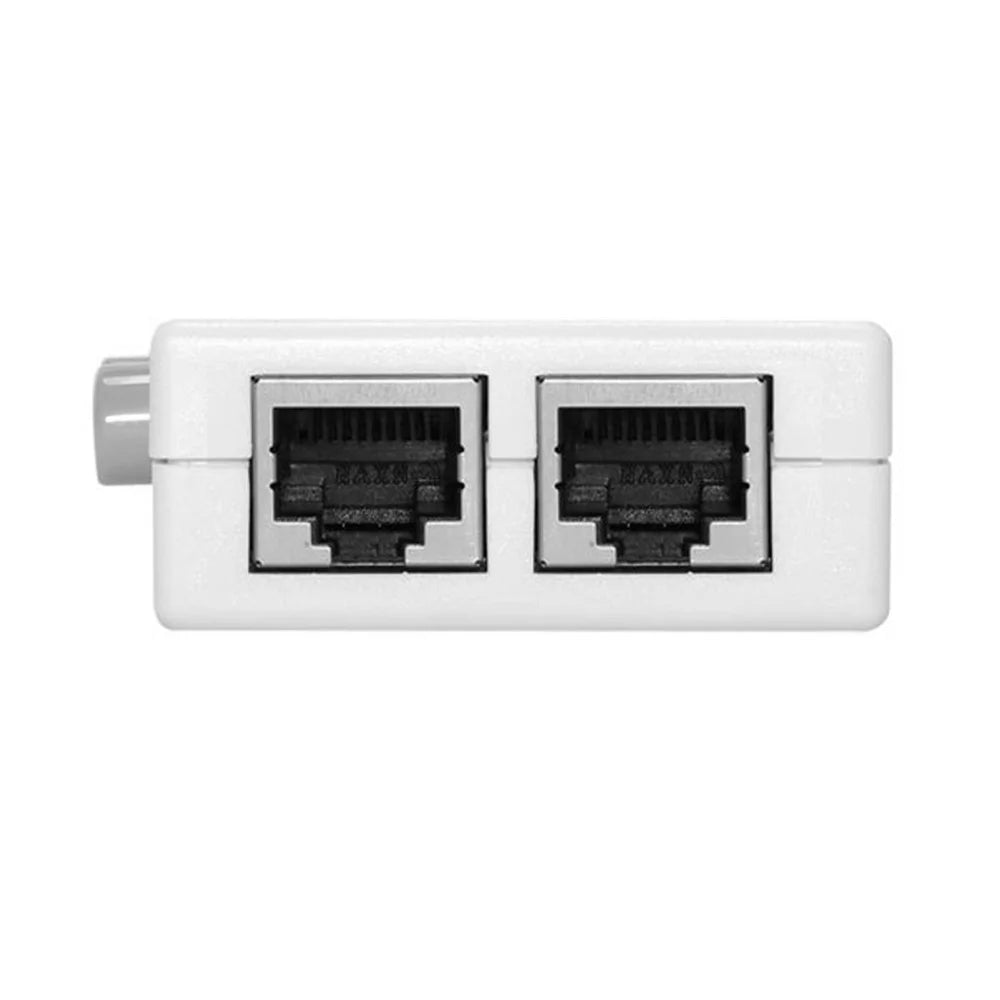 UTP STP 2 in 1 out 2 Ports RJ45 LAN CAT Network Switch Selector Internal External Networking Switcher Splitter Box - 7