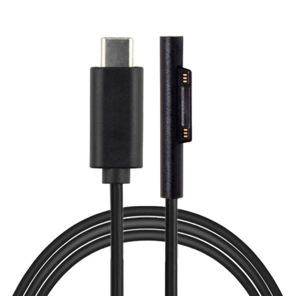 USB 3.1 Type C USB-C DC 12-15V to Surface Pro3 Pro4 Pro5 Pro6 Book Charge Cable - 1