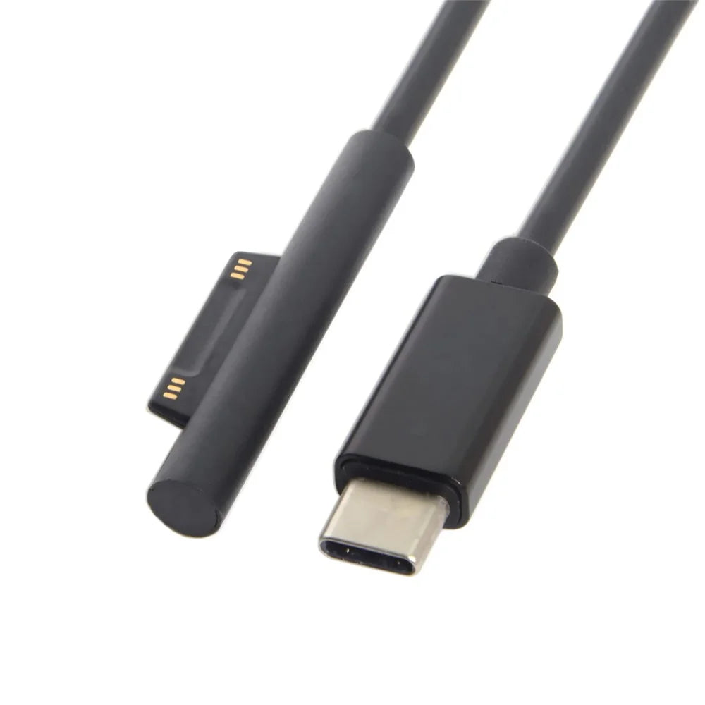 USB 3.1 Type C USB-C DC 12-15V to Surface Pro3 Pro4 Pro5 Pro6 Book Charge Cable - 4