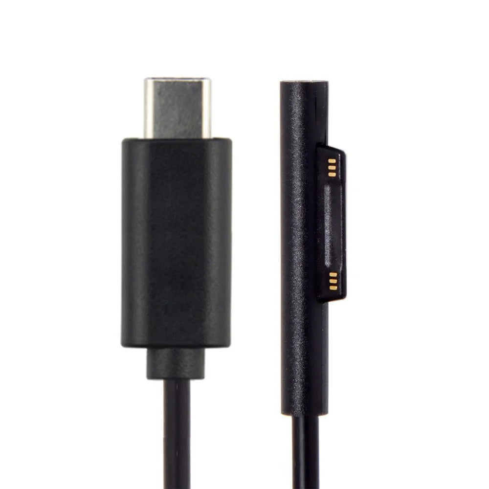 USB 3.1 Type C USB-C DC 12-15V to Surface Pro3 Pro4 Pro5 Pro6 Book Charge Cable - 5