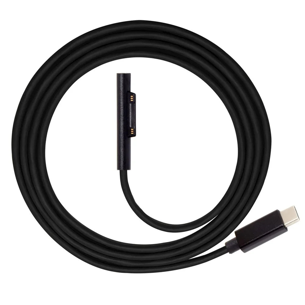 USB 3.1 Type C USB-C DC 12-15V to Surface Pro3 Pro4 Pro5 Pro6 Book Charge Cable - 7