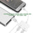 USB C Double Type-C Splitter Digital Audio Charging Adapter Converter Support PD Fast Charge - White - 6