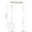 USB C Double Type-C Splitter Digital Audio Charging Adapter Converter Support PD Fast Charge - White - 7