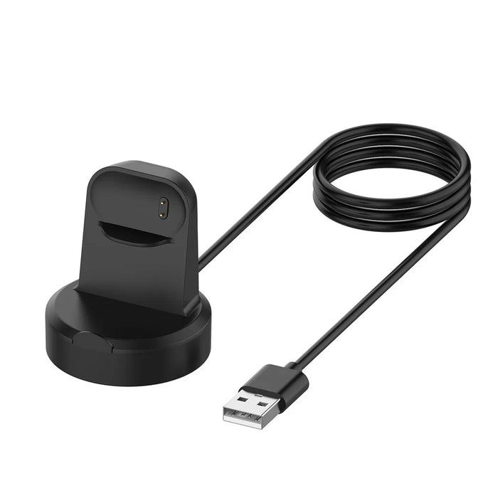 1m Smart Bracelet Charging Cable Magnetic Cradle Station Dock Holder Mount for Fitbit Inspire / Inspire HR - Black - 2
