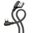 MCDODO CA-5282 Button Series for iPhone 15 Series Nylon Braided 1.8M Type-C USB Data Sync Charging Cable - Black - 3