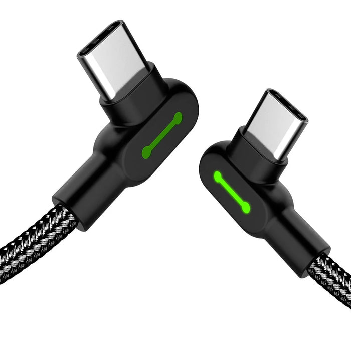 MCDODO CA-5280 Button Series for iPhone 15 Series Nylon Braided 0.5M Type-C USB Data Sync Charger Cable - Black - 5