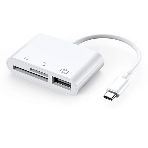 Type-C to SD/TF Card Reader USB OTG Hub Adapter - 1