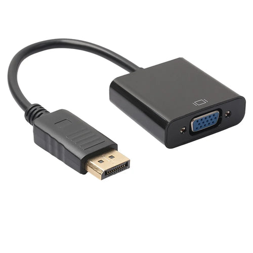 DisplayPort DP Male to VGA Female Video Converter Adapter Cable for PC Laptop TV 20CM - 1