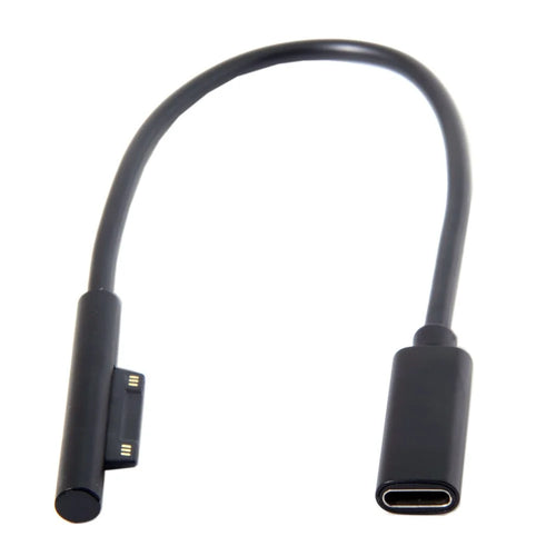 DC 15V Type-C USB-C Female to Surface Pro3 Pro4 Pro5 Pro6 Book Pro Charge Cable - 1